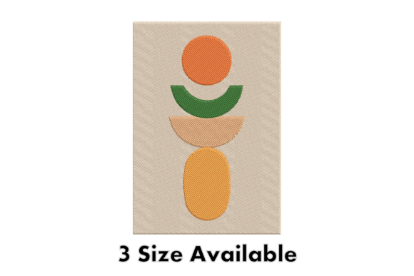 Abstract Geometric Shapes Embroidery Review