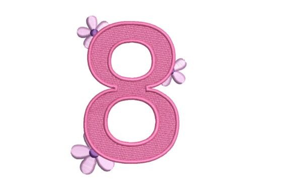 International Women s Day Floral Number 8 Embroidery Review