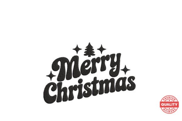 Merry Christmas Text Embroidery Design Review
