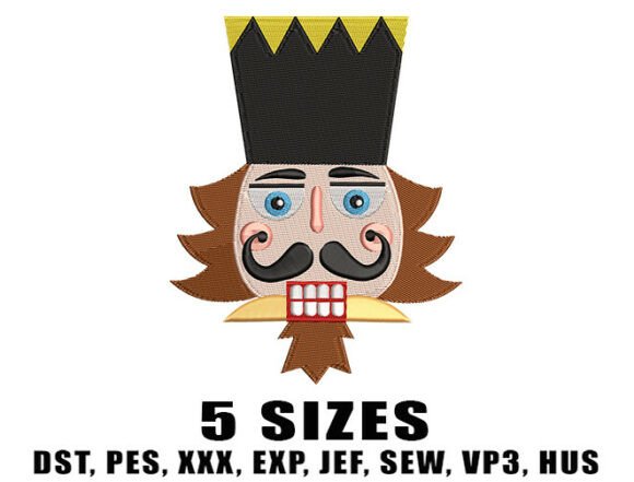 Nutcracker King Face Embroidery Design Review