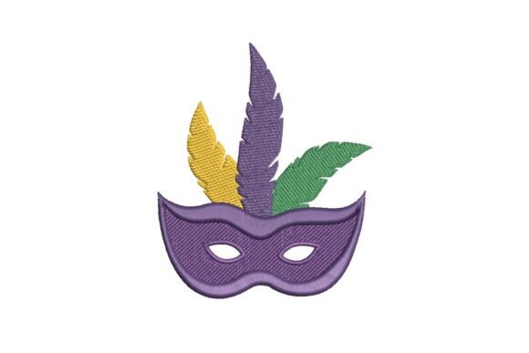 Review: Mardi Gras Feather Mask Embroidery Design