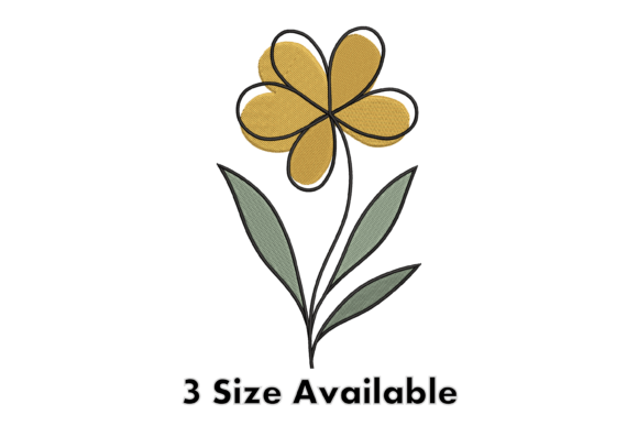 Simple Floral Embroidery Design File Review